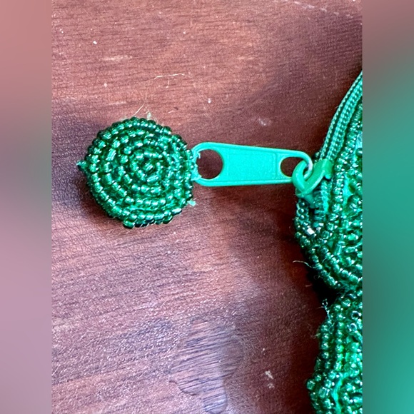 1960s Mini beaded Christmas Tree Purse - Picture 2 of 5